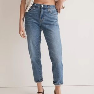 Madewell High Rise Slim Crop Boyjean